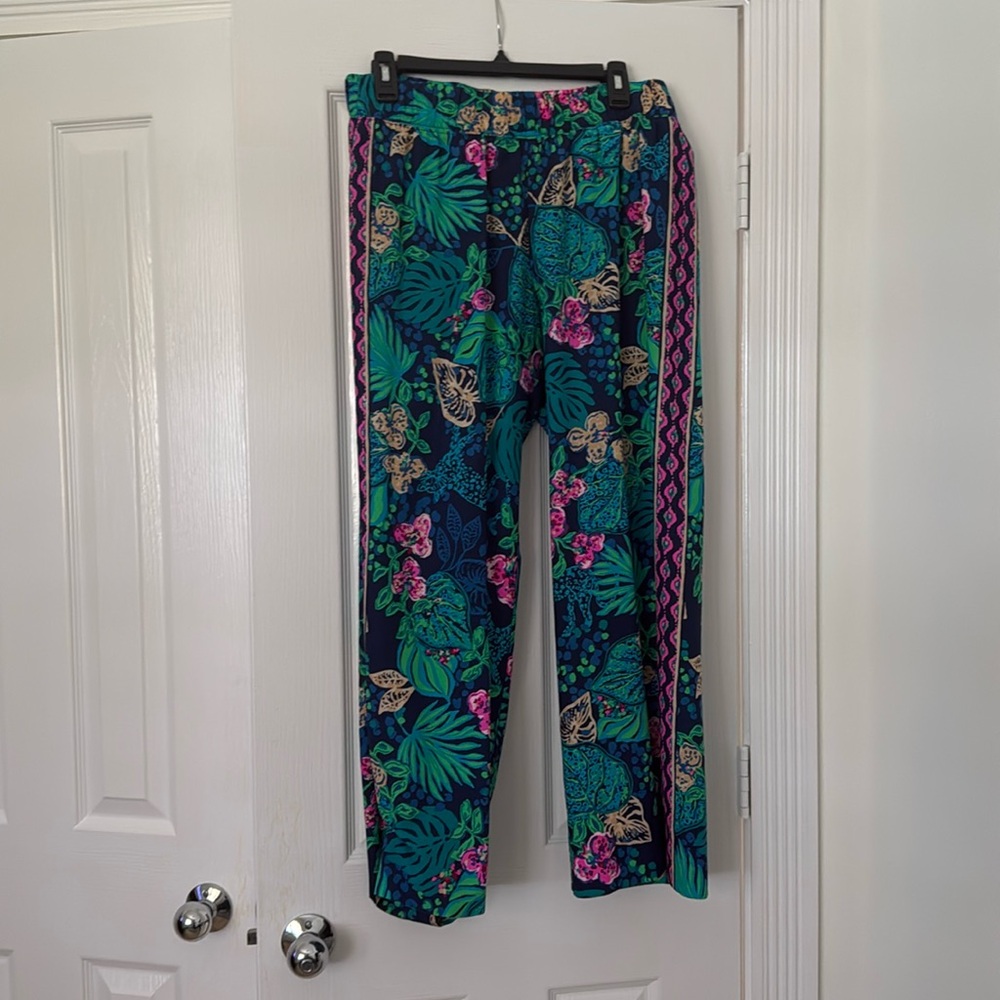 Lilly Pulitzer Bal Harbor Palazzo Pant - Low Tide Navy Life of the Party